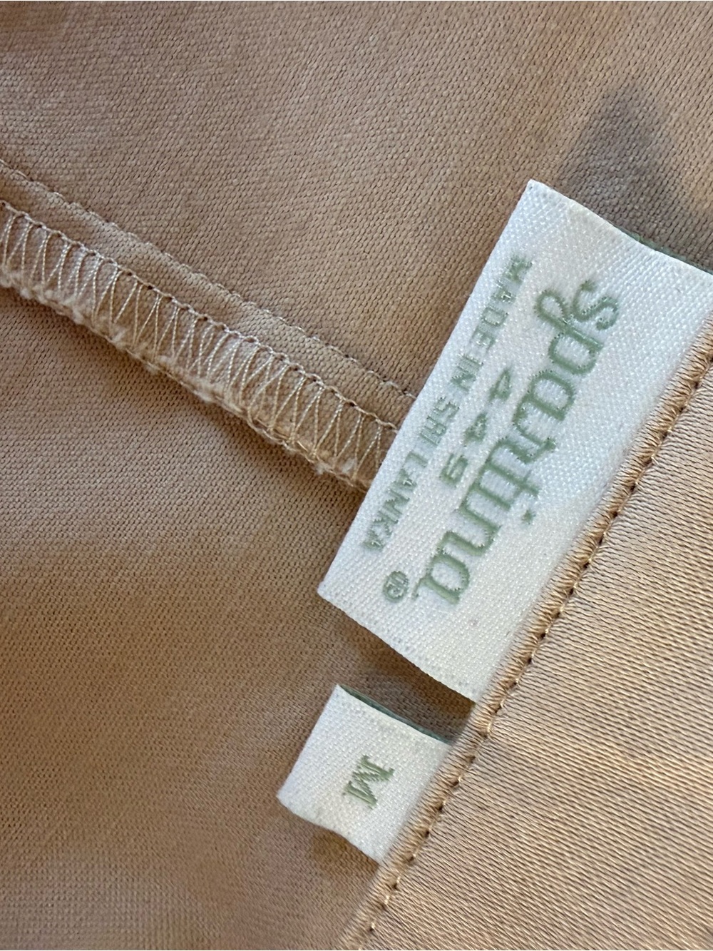 Spartina 449 — Beige Button-Front Jacket with Tortoise shell Buttons - Picture 4 of 6